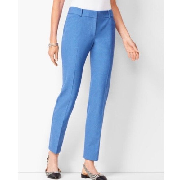 Talbots Hampshire Ankle Pant Size 8 Medium Blue NWT - Picture 1 of 10